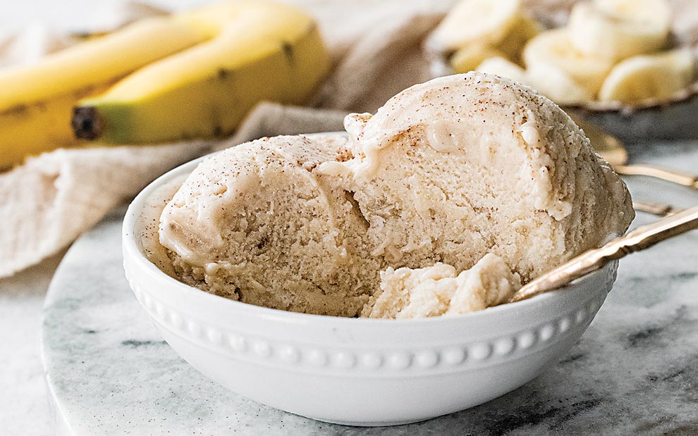 Two-Ingredient Banana Frozen Yogurt