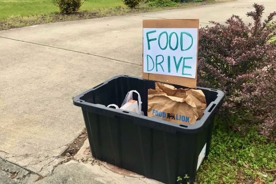 neighborhood food drive