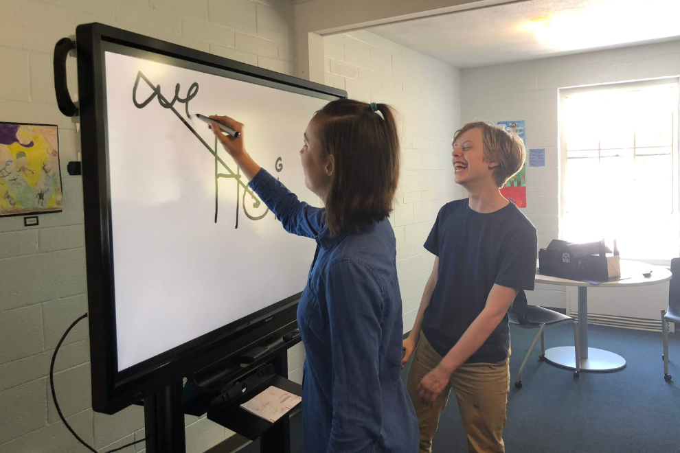 students at Lynnhaven School