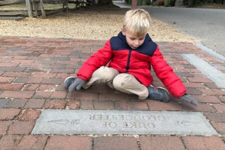 Duke of Gloucester Street is free to stroll.