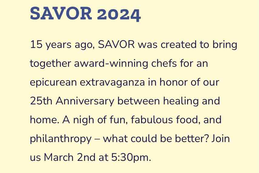 Savor Doorways 2024