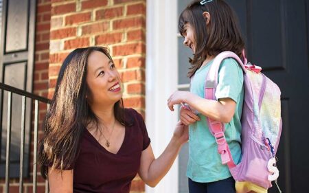 Alaina Wong-Canissario and daughter