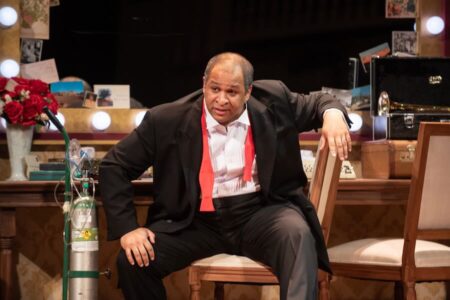 Jerold E. Solomon in Satchmo at the Waldorf. Photo by Aaron Sutten.