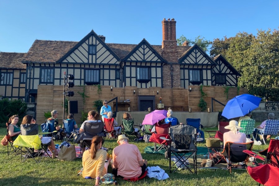 Richmond Shakespeare Festival stage at Agecroft