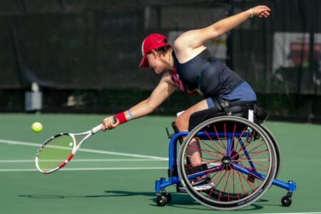 Sportable tennis tournament for people with disabilities