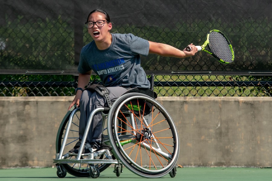 Sportable tennis tournament for people with disabilities