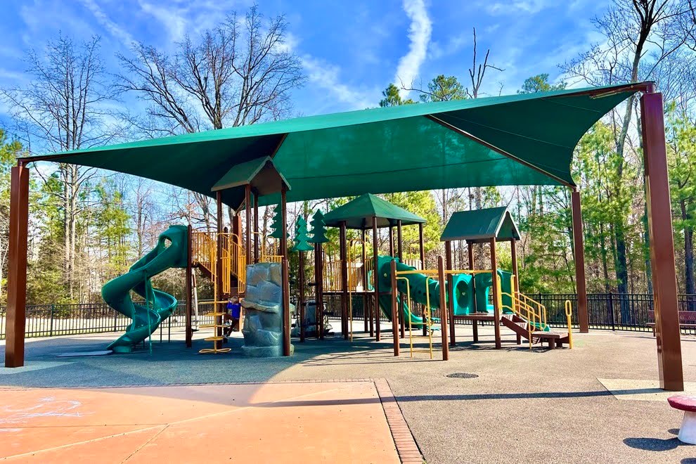 Add on a stroller-friendly walk after your playground excursion at these four parks.