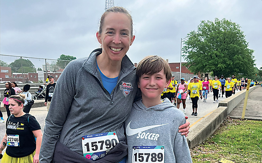 Katherine O’Donnell and son