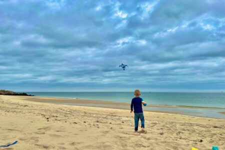 Family-friendly beach