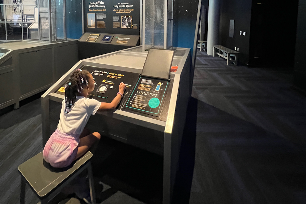 Learning about space at the Science Museum of Virginia