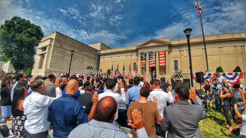 VMHC 4th of July citizenship ceremony