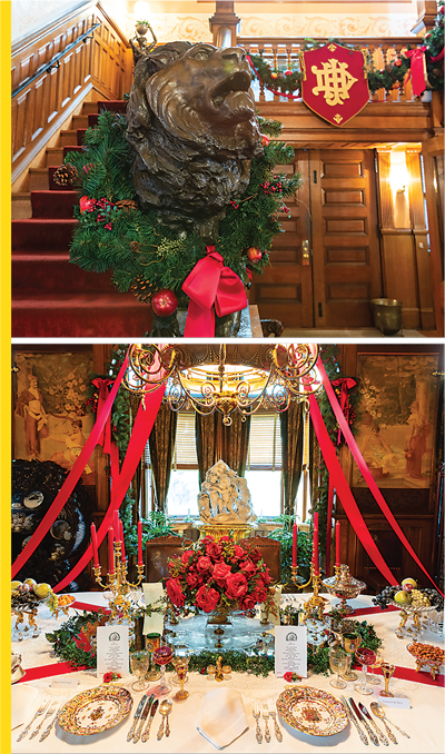 Maymont Mansion holiday decor