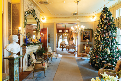 Maymont Mansion holiday decor