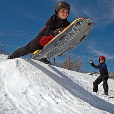 sledding