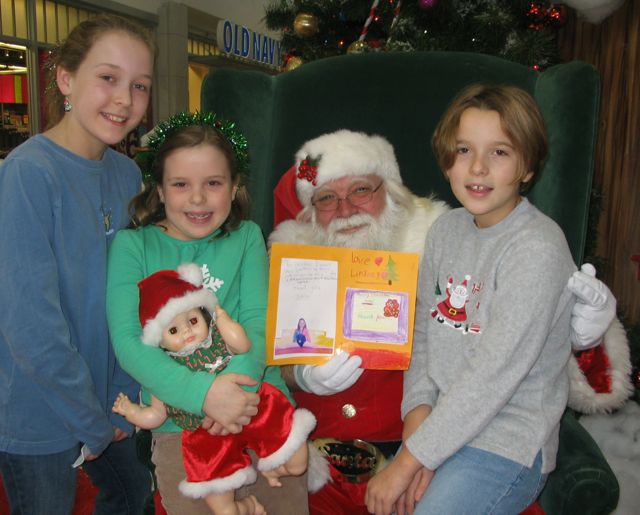 Kids with Santa