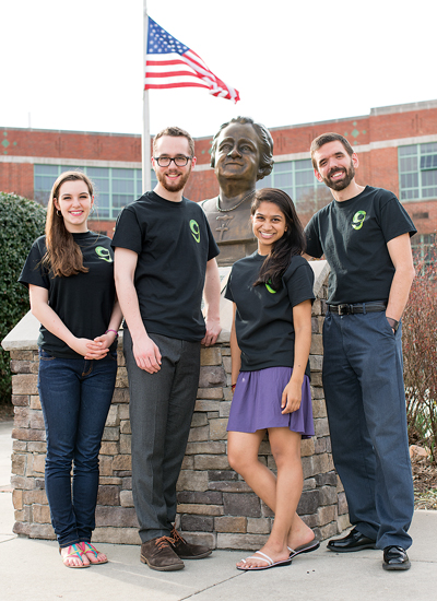 Zoe Nelson, John Metz, Reshini Premaratne, and Max Smith