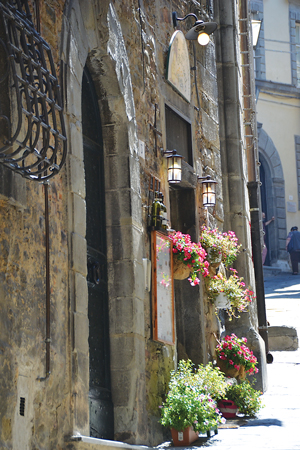 The town of Cortona in Tuscany, made famous by Frances Mayes’ Under the Tuscan Sun, was another stop on the literary settings tour of Italy.