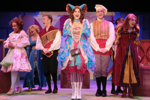 Christie Jackson as the Princess with cast. Photo by Jay Paul.
