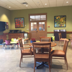 Market Café seating at Wegmans