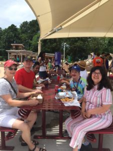 Visitors to ARCpark during its recent SummerFest that celebrated the 2.4 acre recreational area's first year.