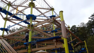 Margaret says bring closed-toe shoes for the climbing park. Her 10-year-old loved the thrill of climbing outdoors, four stories above the rest of the family. 