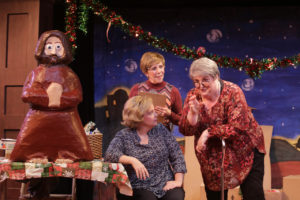 Debra Wagoner (seated) Jan Guarino, and Catherine Shaffner. Photo by Jay Paul.